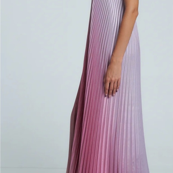 L’IDÉE Strapless Red cherry Pleated Gown Dress - Picture 15 of 15